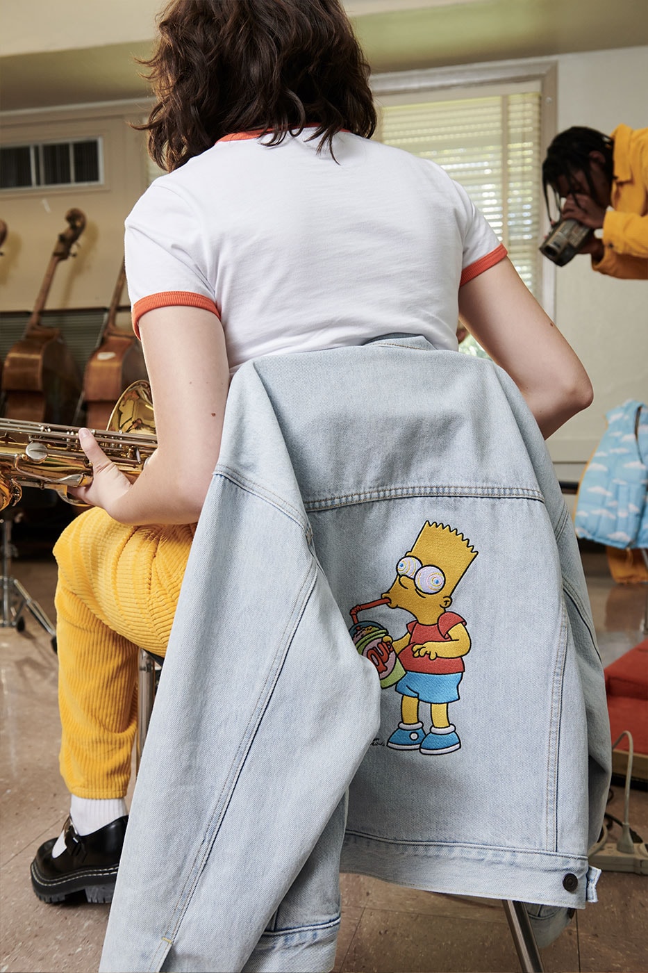Levi's x 'The Simpsons' Spring/Summer 2022 Collection nostalgic springfield homer bart marge lisa cartoon donuts ss22 