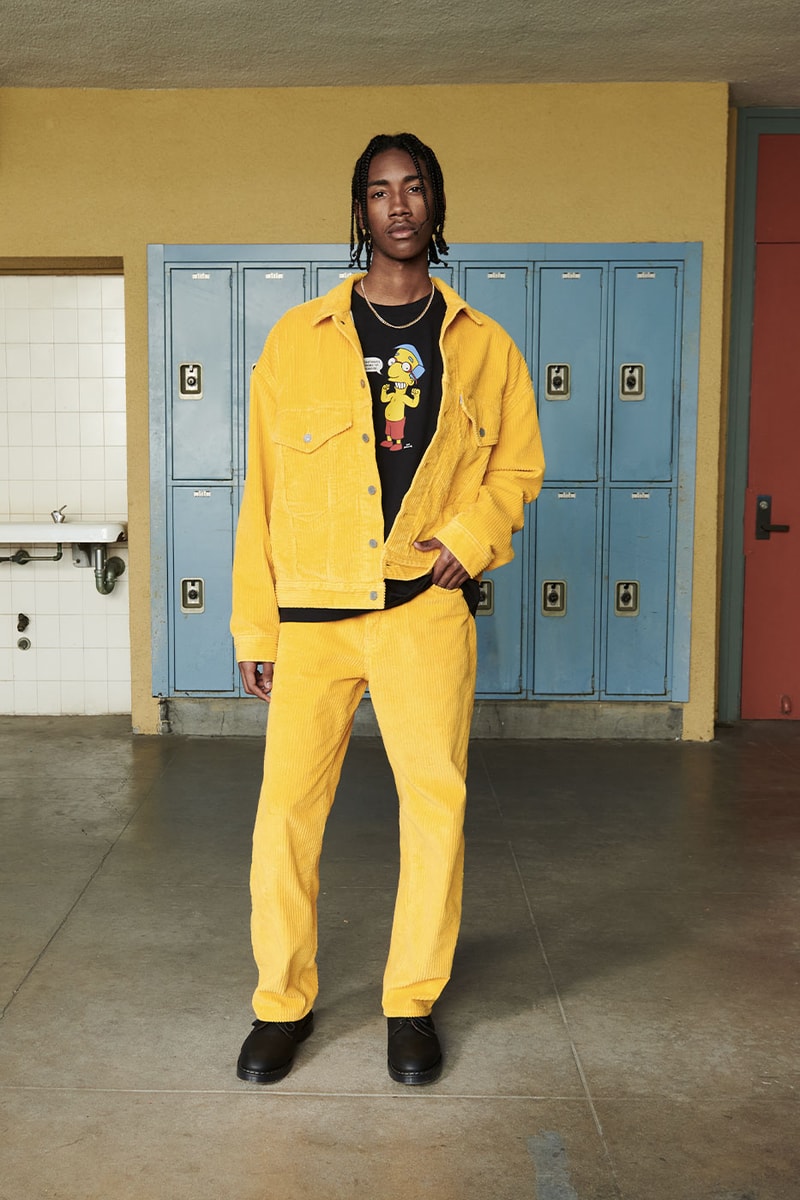 Levi's x 'The Simpsons' Spring/Summer 2022 Collection nostalgic springfield homer bart marge lisa cartoon donuts ss22 