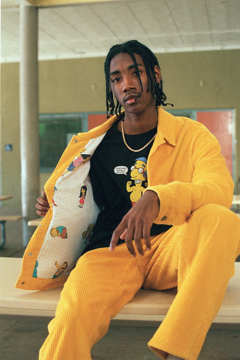 Levi's x 'The Simpsons' Spring/Summer 2022 Collection nostalgic springfield homer bart marge lisa cartoon donuts ss22 