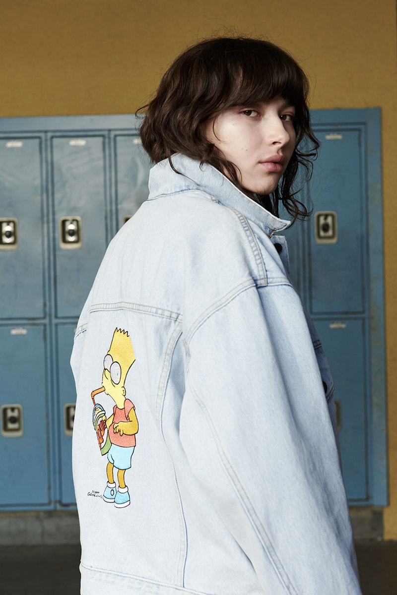 Levi's x 'The Simpsons' Spring/Summer 2022 Collection nostalgic springfield homer bart marge lisa cartoon donuts ss22 
