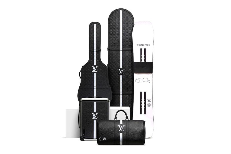 Louis Vuitton Shaun White Whitespace Beijing Olympics Winter Games Luggage Set snowboarding guitar Whitespace accessories travel 