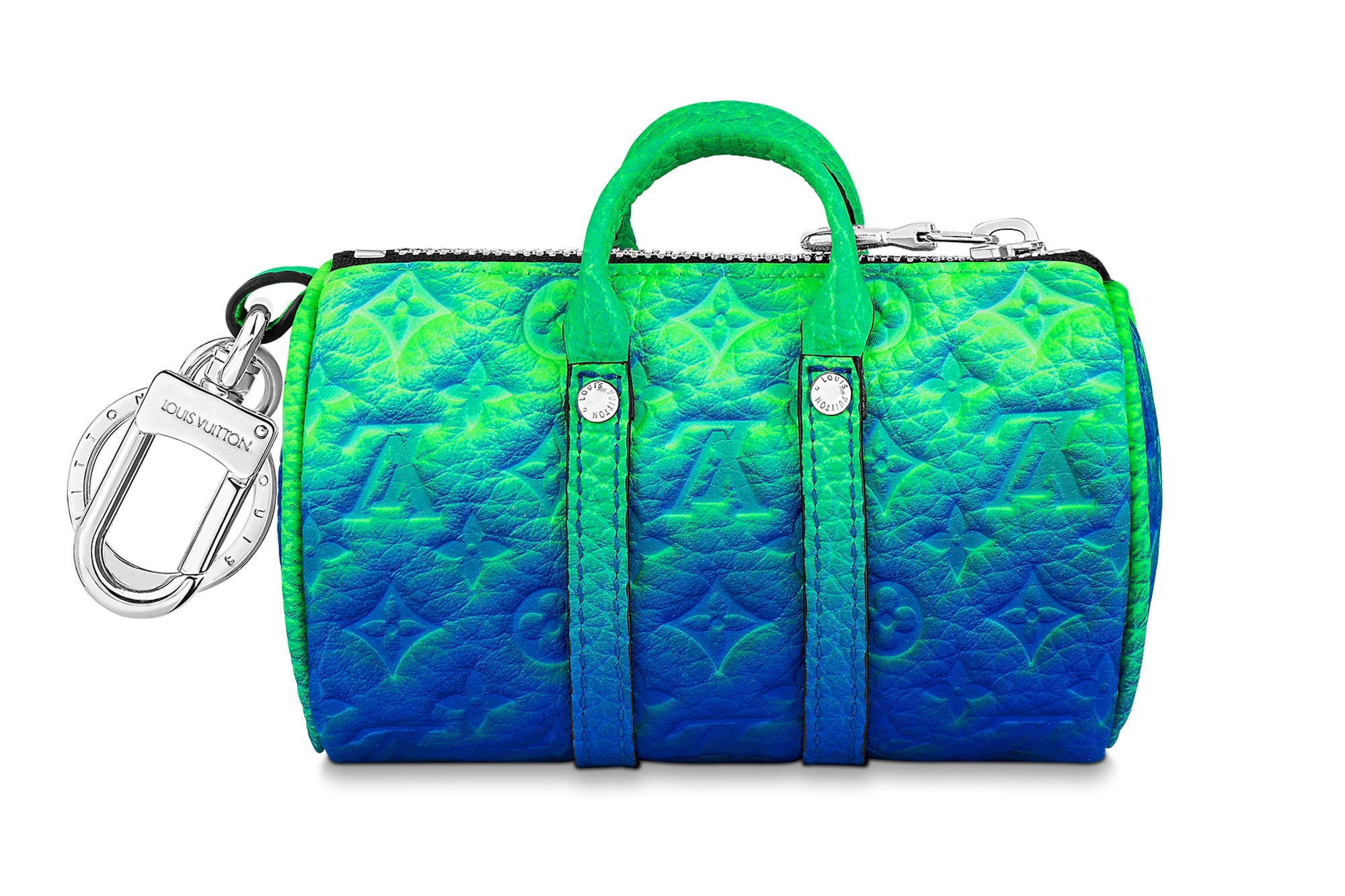 Louis Vuitton Taurillon Illusion Mini Keepall Earphones Pouch luxury bags accessories apple airpods LV Virgil Abloh 