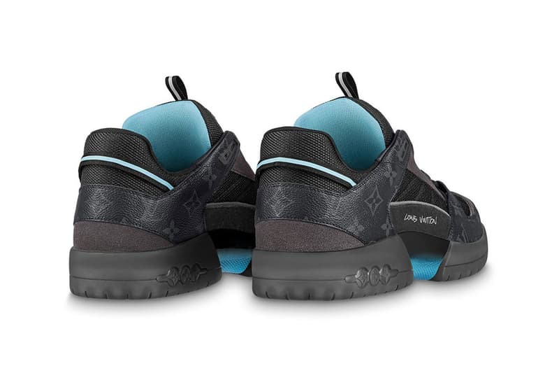 Louis Vuitton Lucien Clarke signature white blue teal fourth colorway out now codesign skateboard streetwear luxury 1300 usd price release info