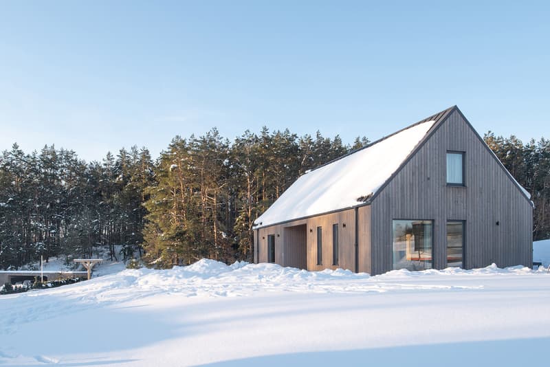 Lunaarch Sun Path House Kernave Lithuania homes design minimal UNESCO