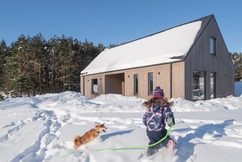 Lunaarch Sun Path House Kernave Lithuania homes design minimal UNESCO 