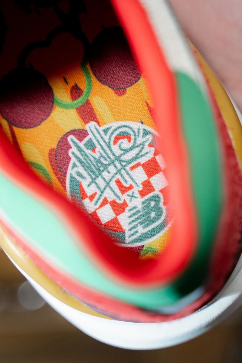 mache new balance 57 40 pizza white green red yellow national pizza day foot locker release date info store list buying guide photos price 