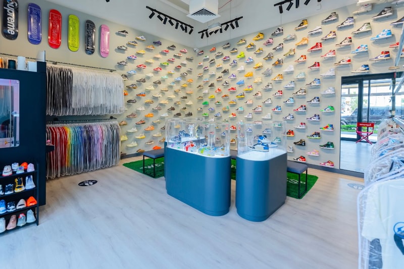 mad kicks consignment store dubai box park streetwear fashion sneakers supreme jordan nike dunk exclusive rare secondary market 