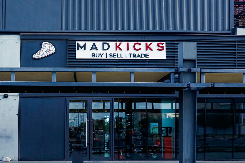 mad kicks consignment store dubai box park streetwear fashion sneakers supreme jordan nike dunk exclusive rare secondary market 