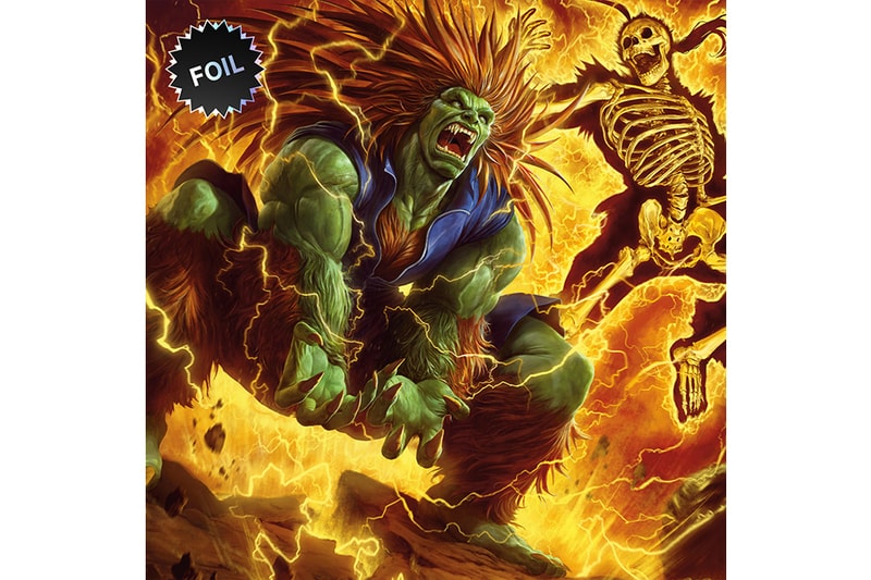 Magic The Gathering Secret Lair street fighter collection Ryu Ken Blanka Guile Chun-Li Zangief Dhalsim Capcom gaming TCG trading cards 