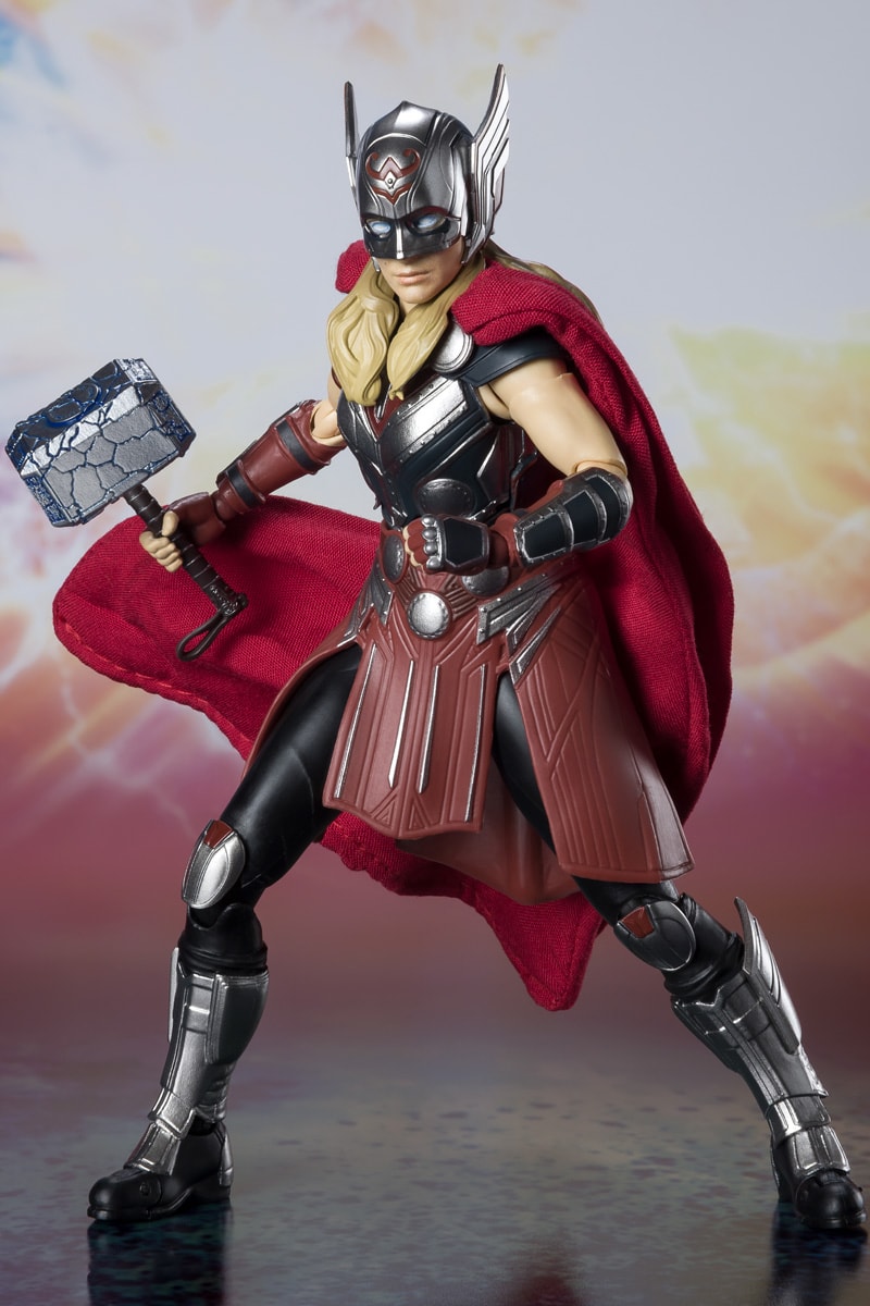 marvel studios cinematic universe disney mighty thor love and thunder sh figuarts action figure chris hemsworth natalie portman