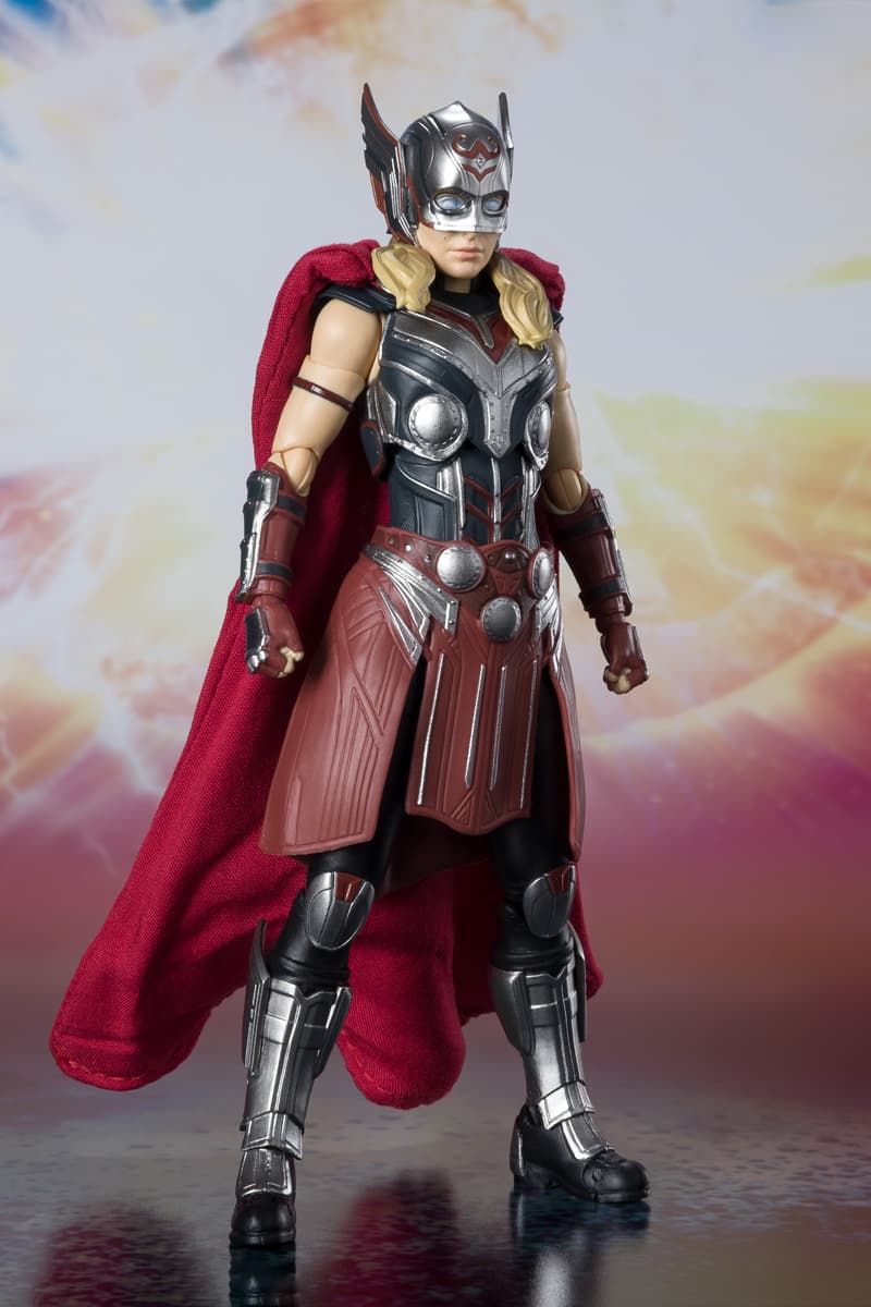 marvel studios cinematic universe disney mighty thor love and thunder sh figuarts action figure chris hemsworth natalie portman