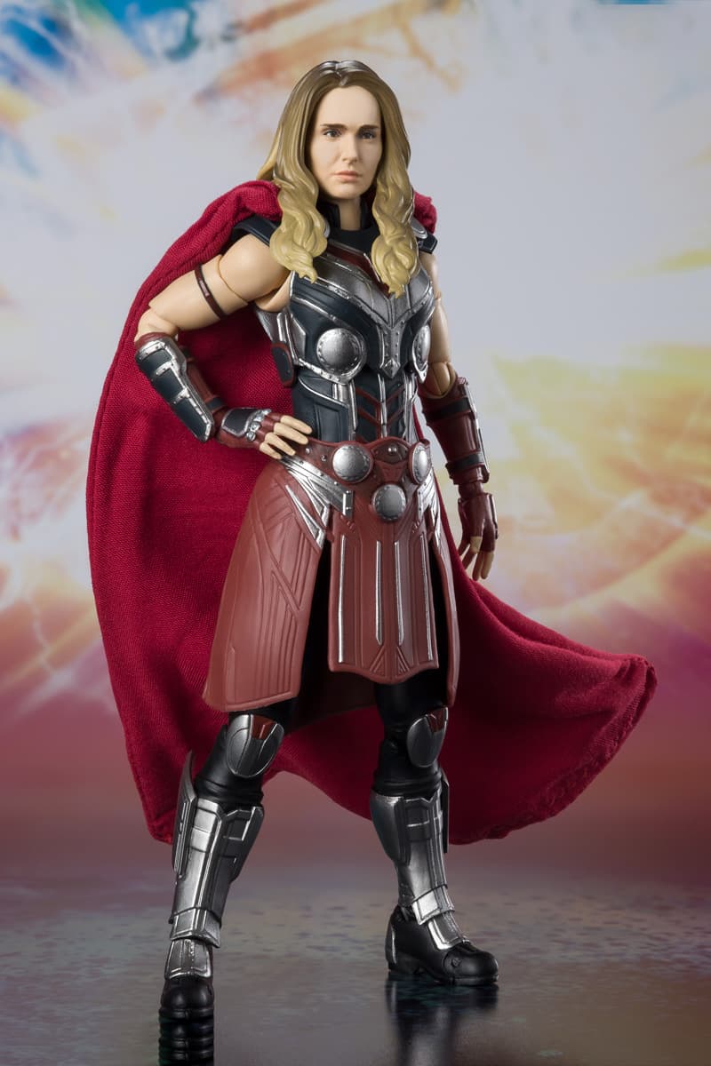 marvel studios cinematic universe disney mighty thor love and thunder sh figuarts action figure chris hemsworth natalie portman