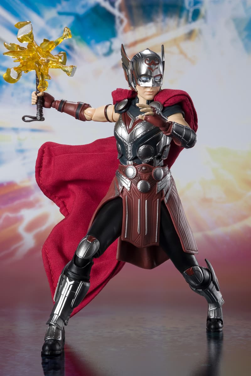 marvel studios cinematic universe disney mighty thor love and thunder sh figuarts action figure chris hemsworth natalie portman