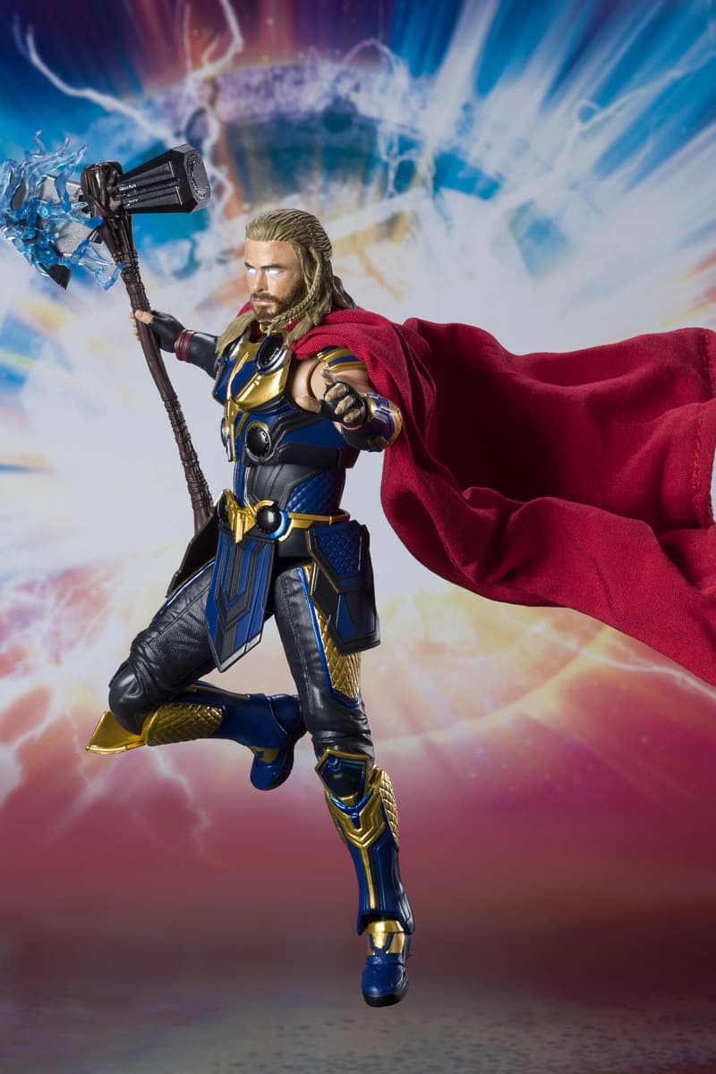 marvel studios cinematic universe disney mighty thor love and thunder sh figuarts action figure chris hemsworth natalie portman