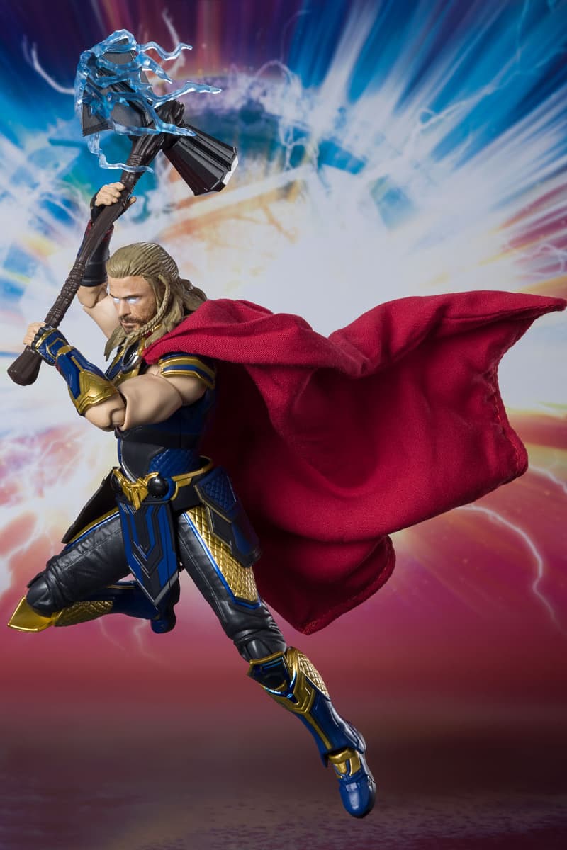 marvel studios cinematic universe disney mighty thor love and thunder sh figuarts action figure chris hemsworth natalie portman