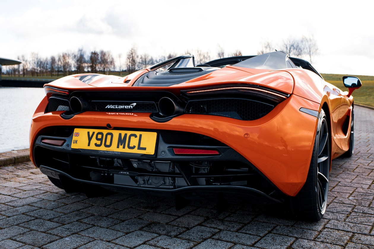 McLaren 720S Spider Open Road Driven Review HYPEBEAST Convertible Four-Liter V8 Supercar British Tested