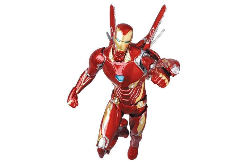medicom toy mafex marvel studios avengers infinity war iron man mk 50 action figure collectibles 