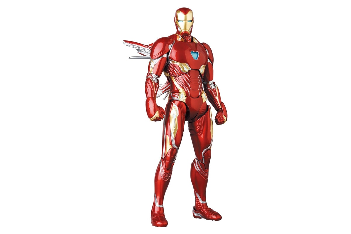 medicom toy mafex marvel studios avengers infinity war iron man mk 50 action figure collectibles 