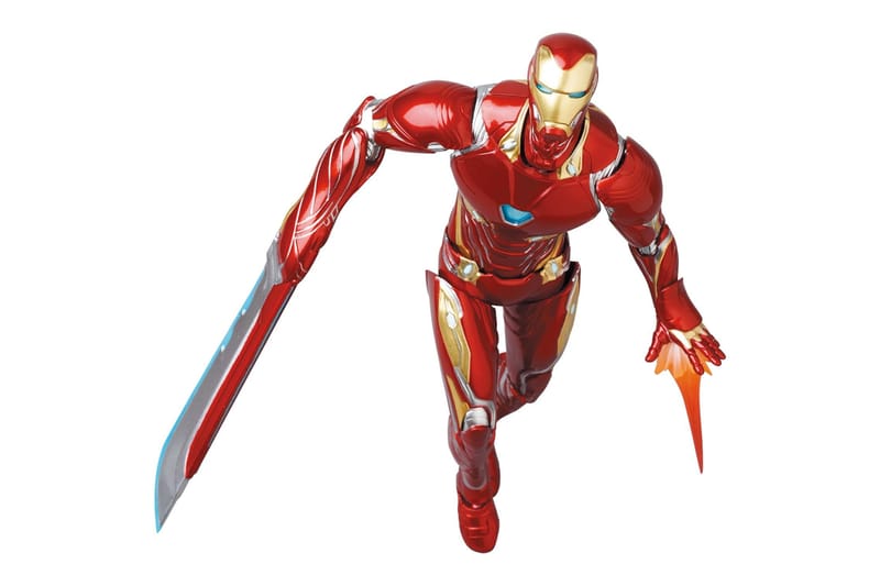 3D Print of Iron Man MK43 - Super Hero Landing Pose - with lights - MINIMAL  SUPPORTS EDITION by negativo