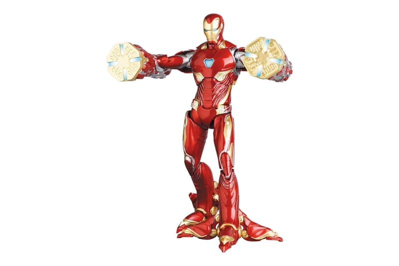 medicom toy mafex marvel studios avengers infinity war iron man mk 50 action figure collectibles 