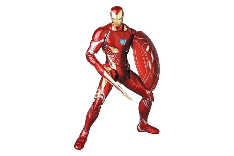 medicom toy mafex marvel studios avengers infinity war iron man mk 50 action figure collectibles 