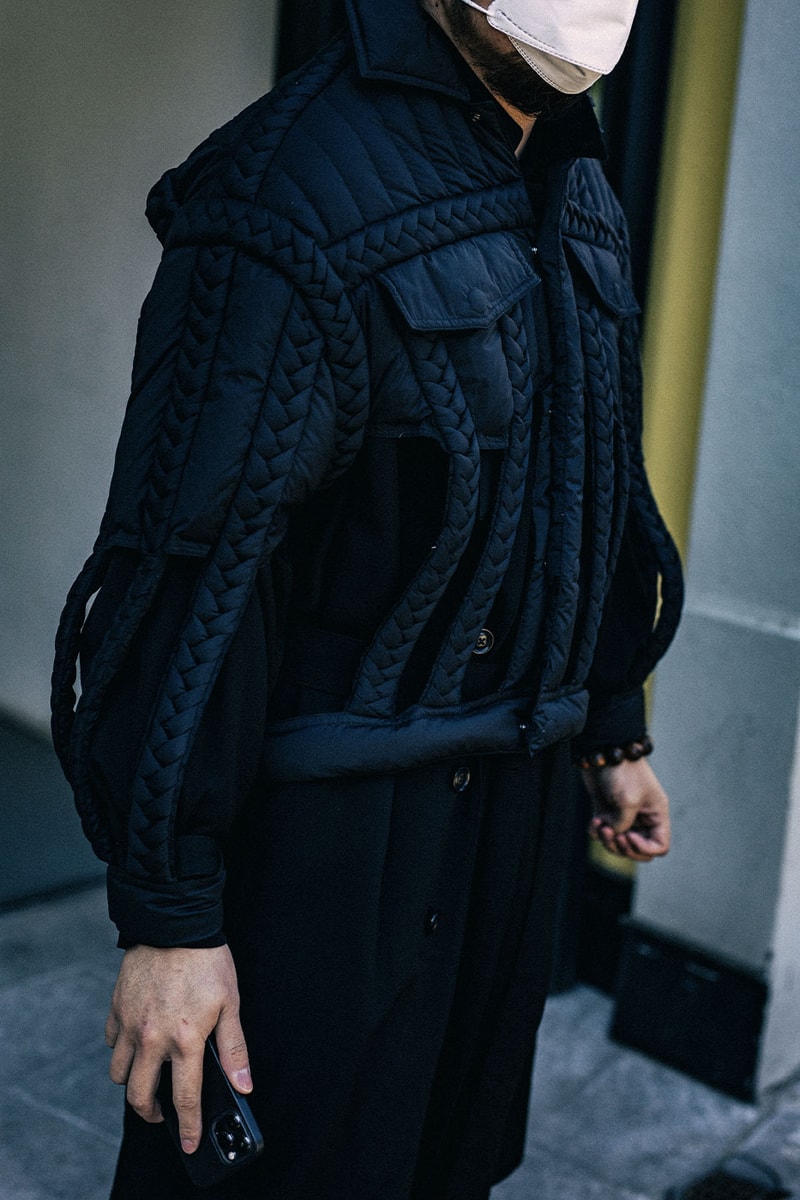 Milan Fashion Week FW22 Street Style Looks Is All About Smart Suiting and Head-to-Toe Tonals gucci prada fendi 