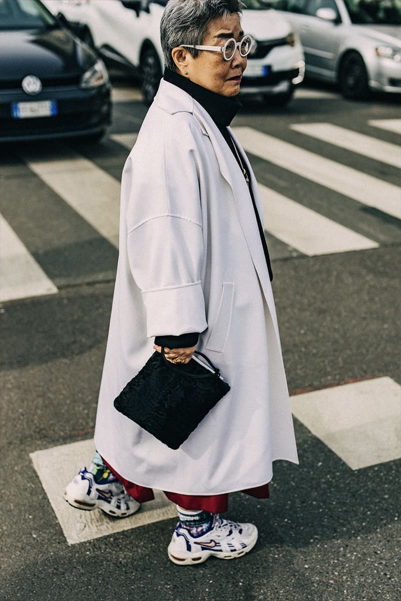 Milan Fashion Week FW22 Street Style Looks Is All About Smart Suiting and Head-to-Toe Tonals gucci prada fendi 