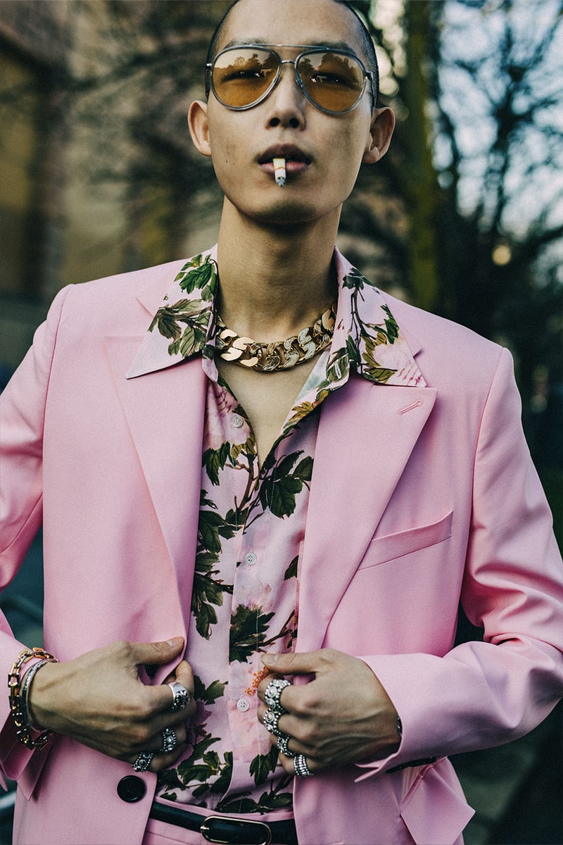 Milan Fashion Week FW22 Street Style Looks Is All About Smart Suiting and Head-to-Toe Tonals gucci prada fendi 