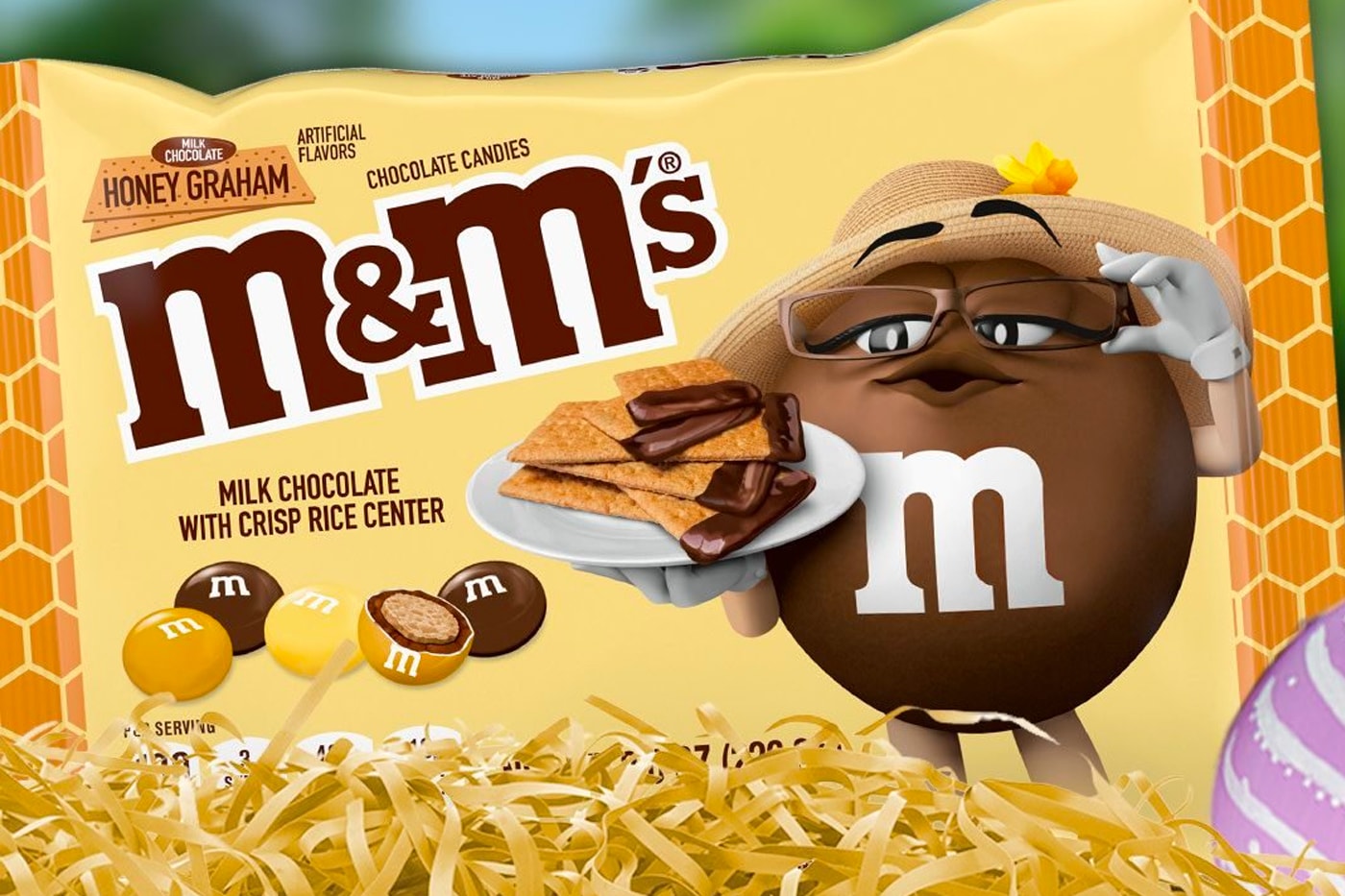 M&M Milk Chocolate Honey Graham Easter Candy Release 2022