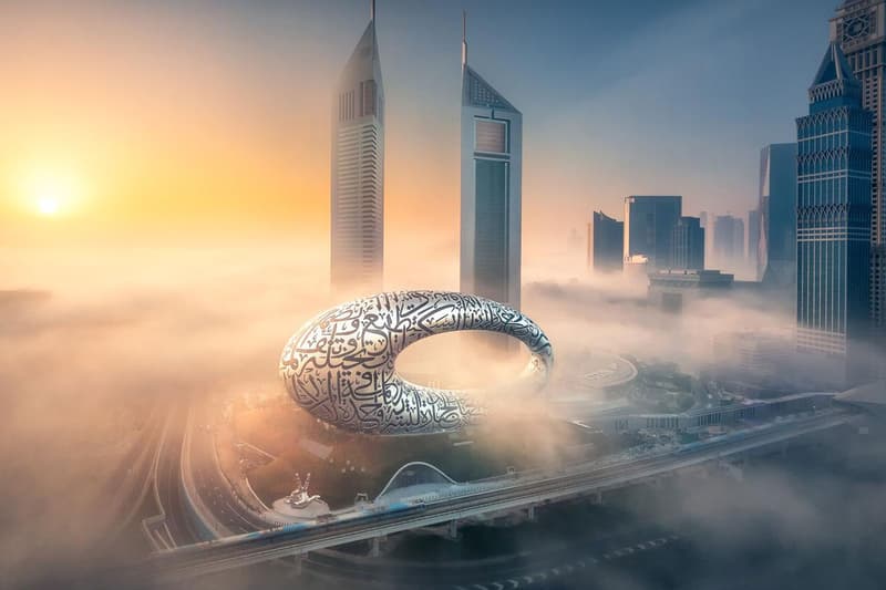 Killa Designs Museum of the Future Opens Dubai UAE most beautiful building on earth steel panel calligraphy meaning date Sheikh Mohammed bin Rashid Al Maktoum news