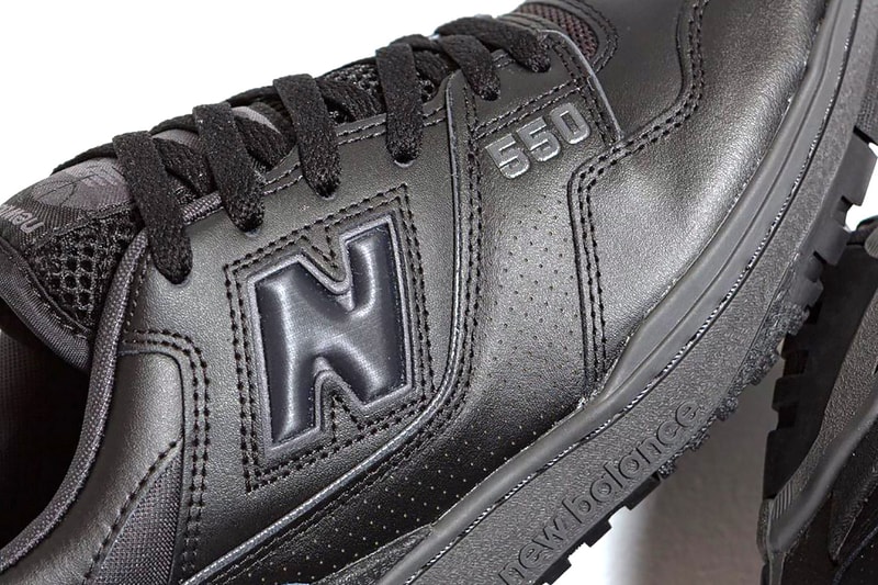 new balance 550 triple black BB550BBB release date info store list buying guide photos price 