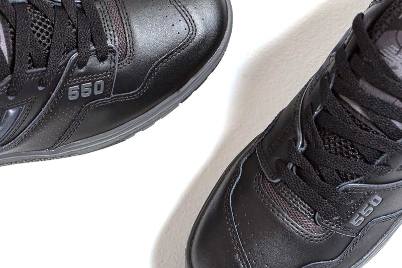 new balance 550 triple black BB550BBB release date info store list buying guide photos price 