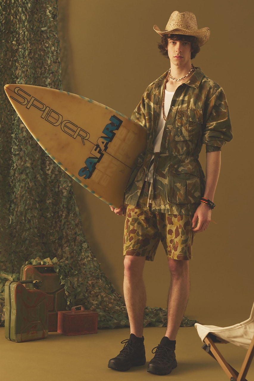 Nigel Cabourn SS22 "China Beach Surf Club" spring summer release information