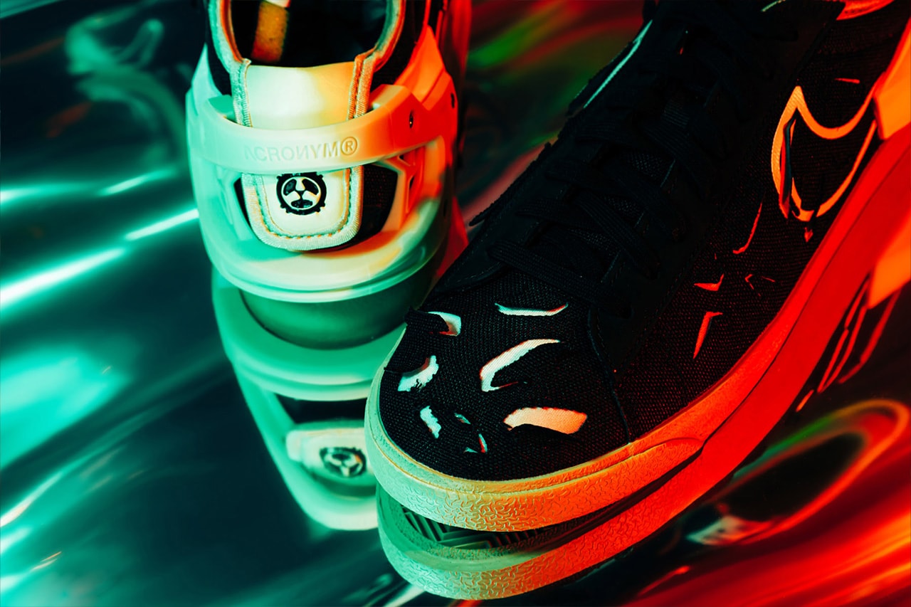 ACRONYM x Nike Blazer Low Closer Look Details release date Errolson Hugh collaboration details