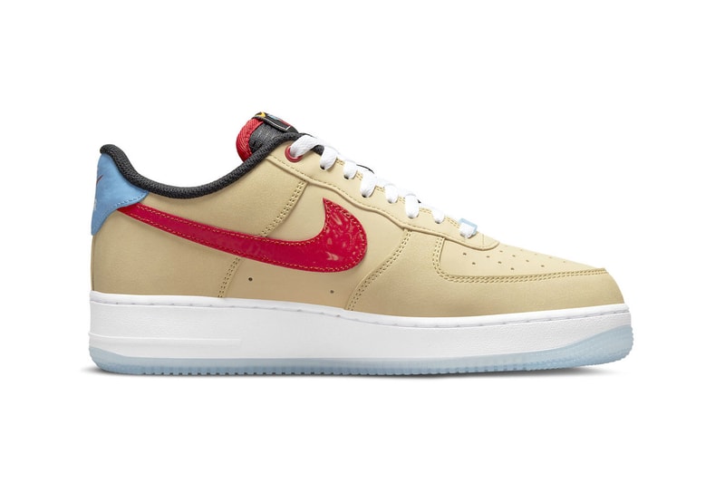 Nike Air Force 1 Low cream red blue black white translucent sole release info news dq7628-200