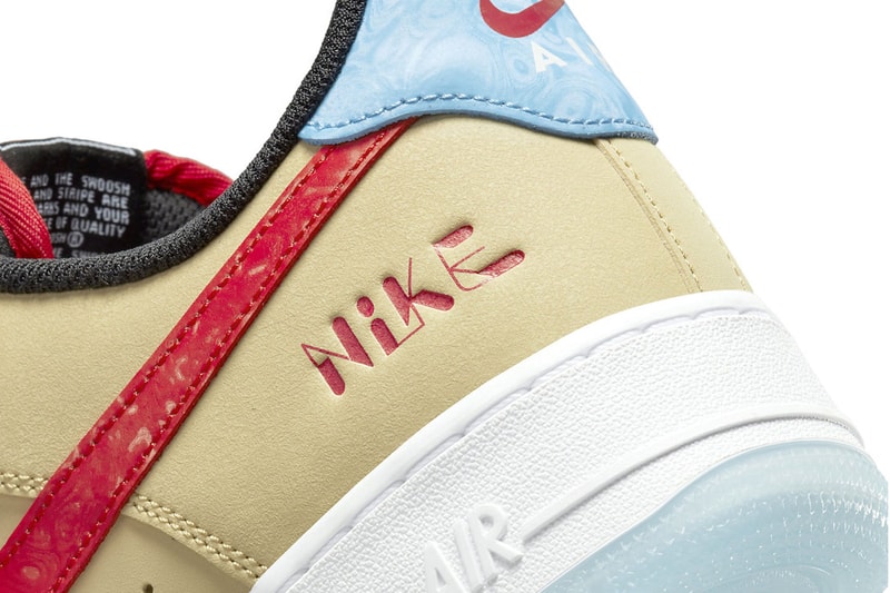 Nike Air Force 1 Low cream red blue black white translucent sole release info news dq7628-200