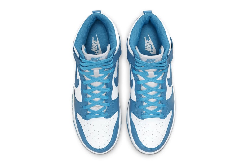 Nike Dunk High Laser Blue Official Look white 110 USD price release info DD1399 400 date 