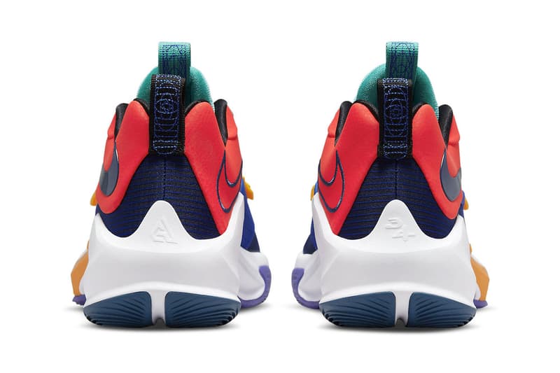 Official Images of the Nike Zoom Freak 3 "AntetokounBros" DA0694-601 sneakers giannis antetokounmpo milwaukee bucks nba basketball