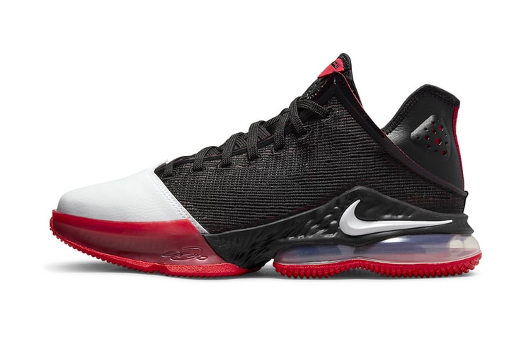 Nike Laces Up The New LeBron 19 Low in a "Bred" Colorway