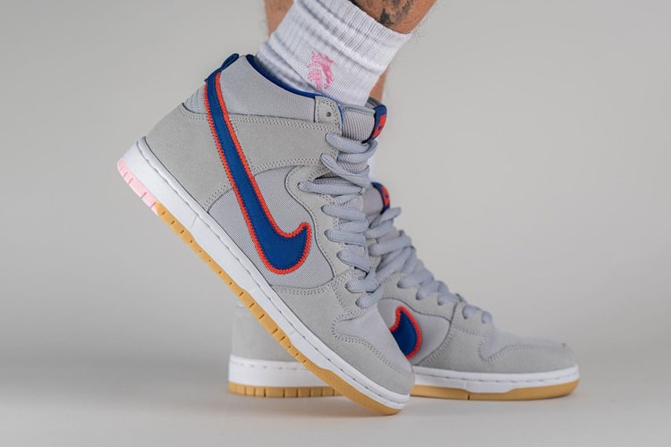 On-Foot Look of the Nike SB Dunk High "Mets"