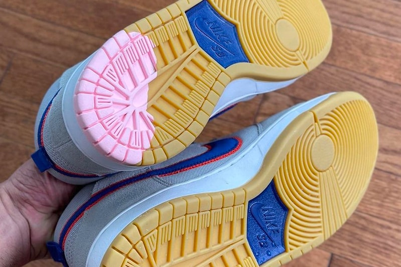 Nike SB Dunk High "New York Mets" First Look MLB footwear sneakers kicks footwear Mets MLB Skateboarding 