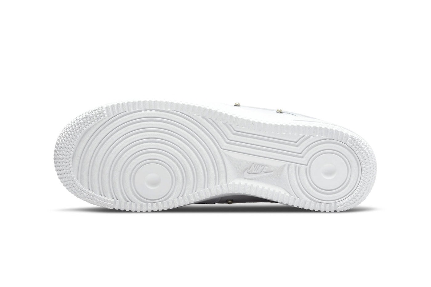 Nike Air Force 1 Low Pearl Studs DQ0231-100 2022 all white minimalist release date info price