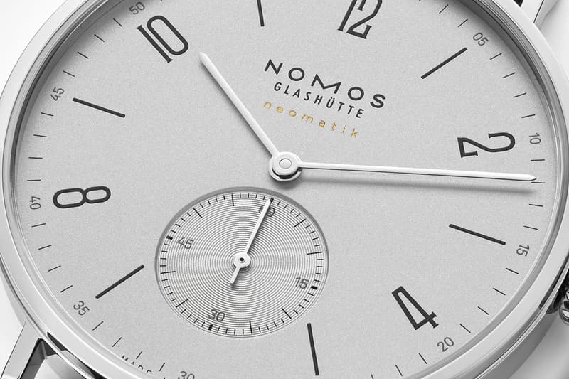 Platinum Grey Tangente Models Offered In Two Sizes With Either Solid or Sapphire Crystal Casebacks