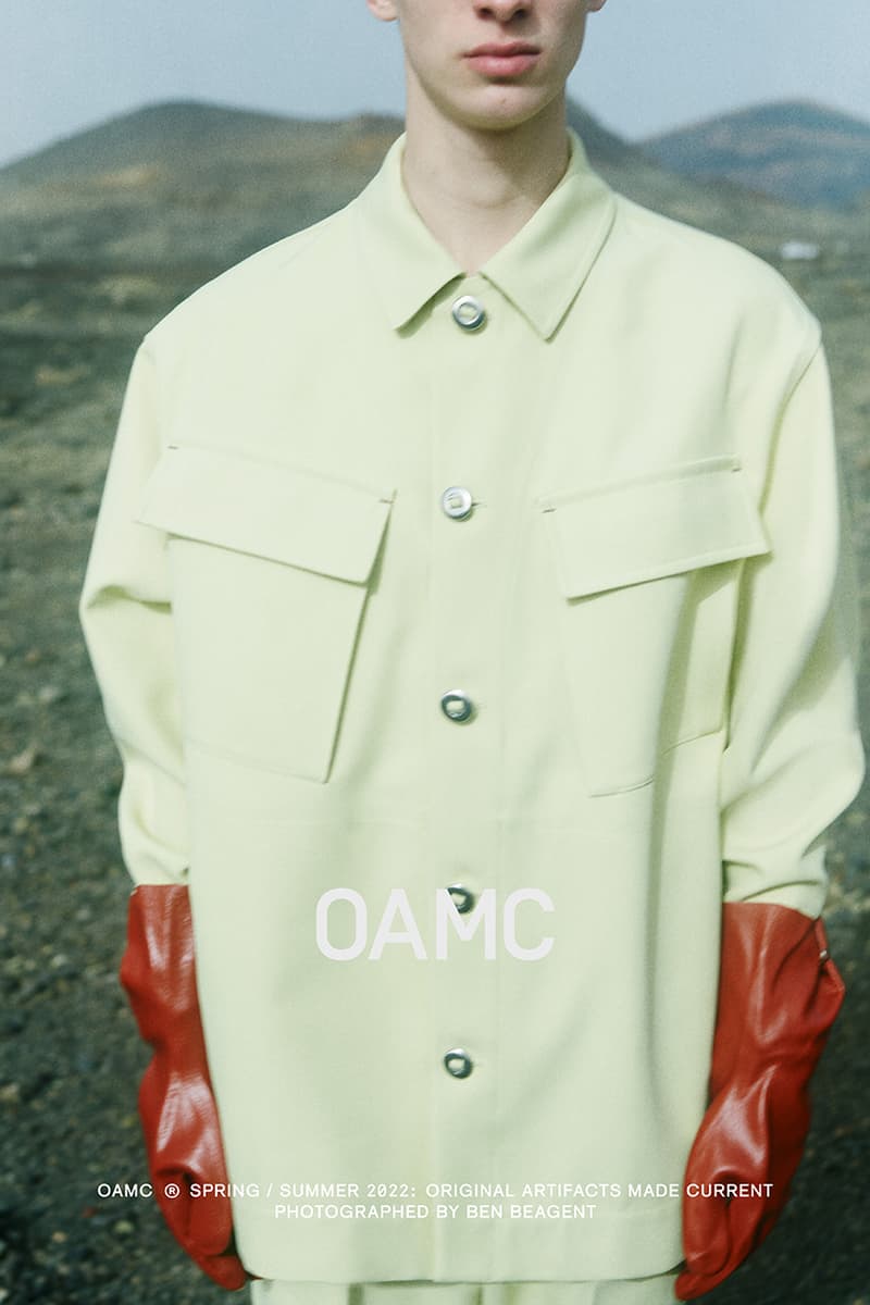 OAMC Spring/Summer 2022 Lookbook Release Information Luke Meier collection