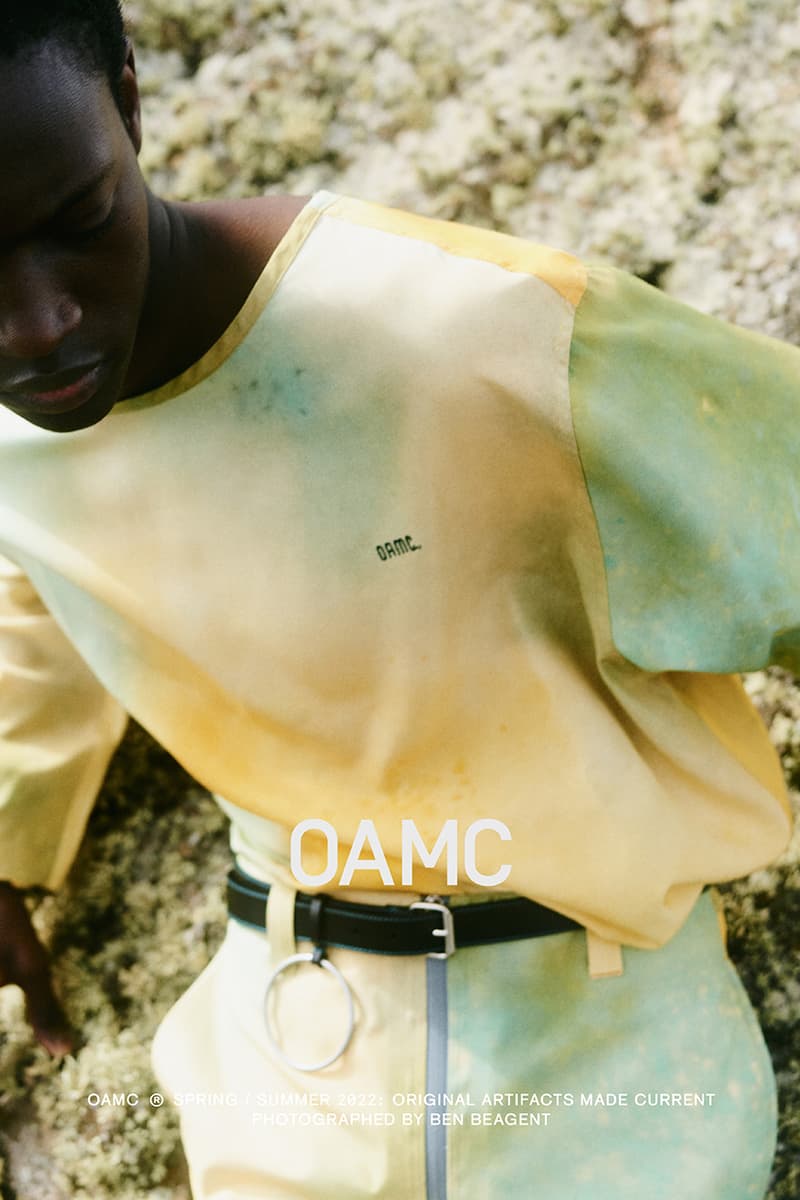 OAMC Spring/Summer 2022 Lookbook Release Information Luke Meier collection