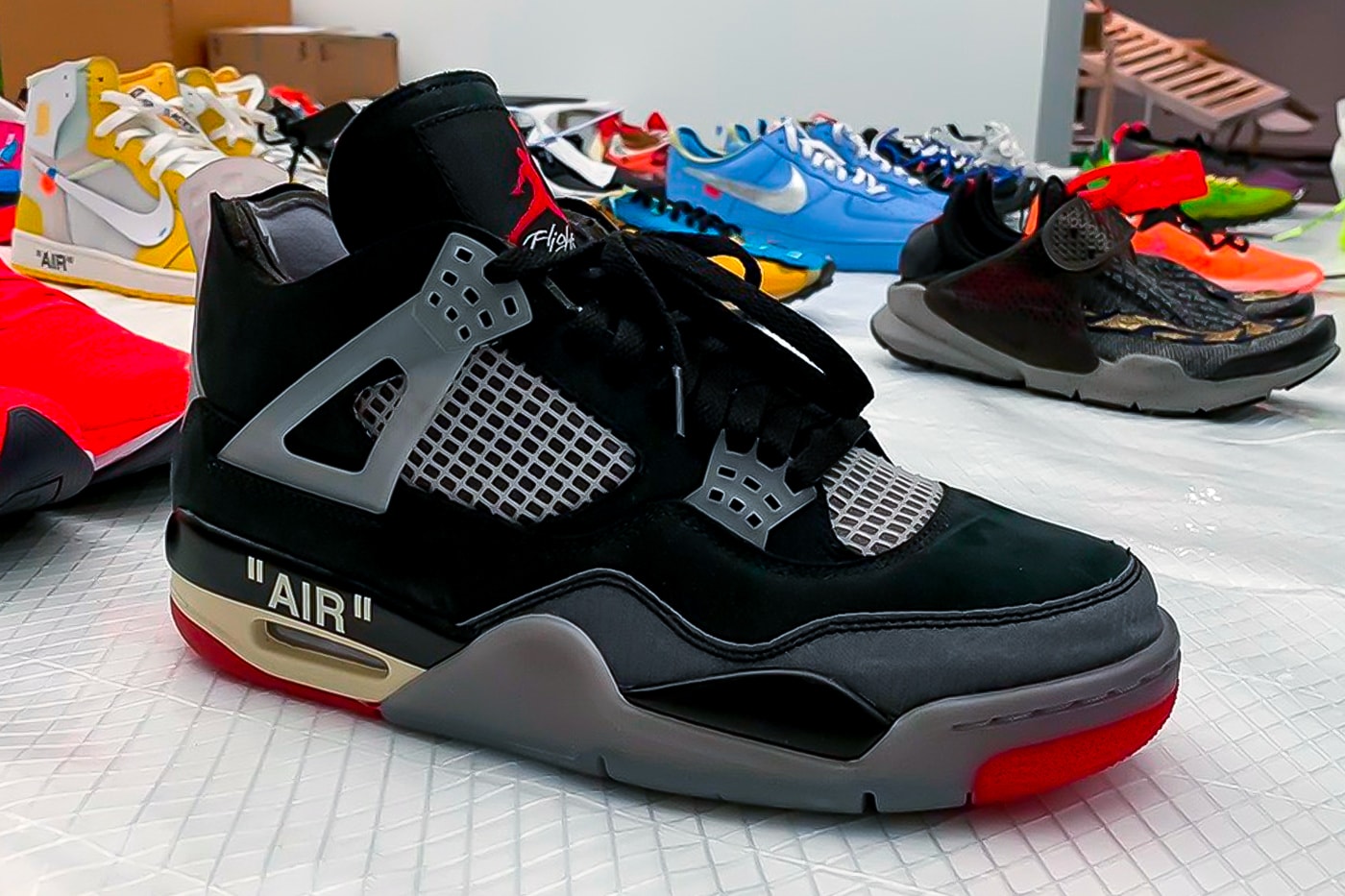 Off-White™️ Air Jordan 4 Bred Not Releasing Info Brand Virgil Abloh Buy Price 