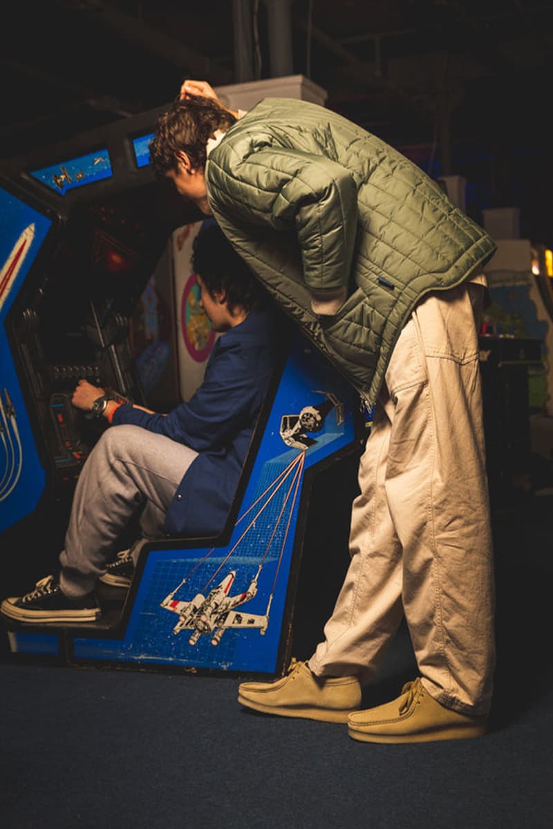 Oi Polloi "Deck~Out~and~About" Editorial manchester store menswear buttons blasters and joysticks Clarks Originals wallabees converse