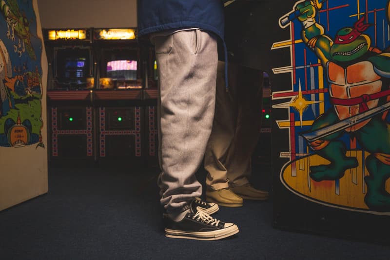 Oi Polloi "Deck~Out~and~About" Editorial manchester store menswear buttons blasters and joysticks Clarks Originals wallabees converse