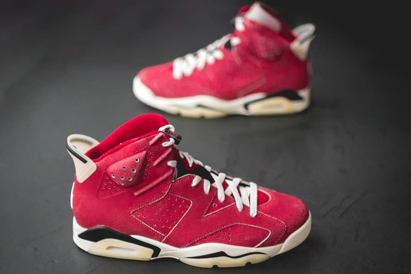 oklahoma sooners air jordan 6 pe crimson white chenille photos info cracked leather