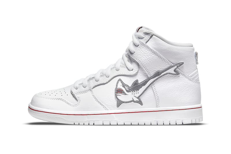 oski nike sb dunk high great white shark DC8908 105 release info date store list buying guide photos price